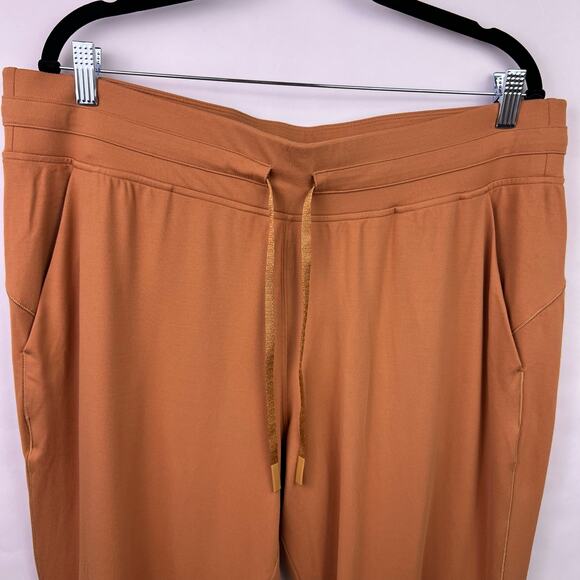 Lululemon Ready to Rulu Joggers Desert Sun Soft Nylon Lycra Lounge Pants 16 - Picture 4 of 12